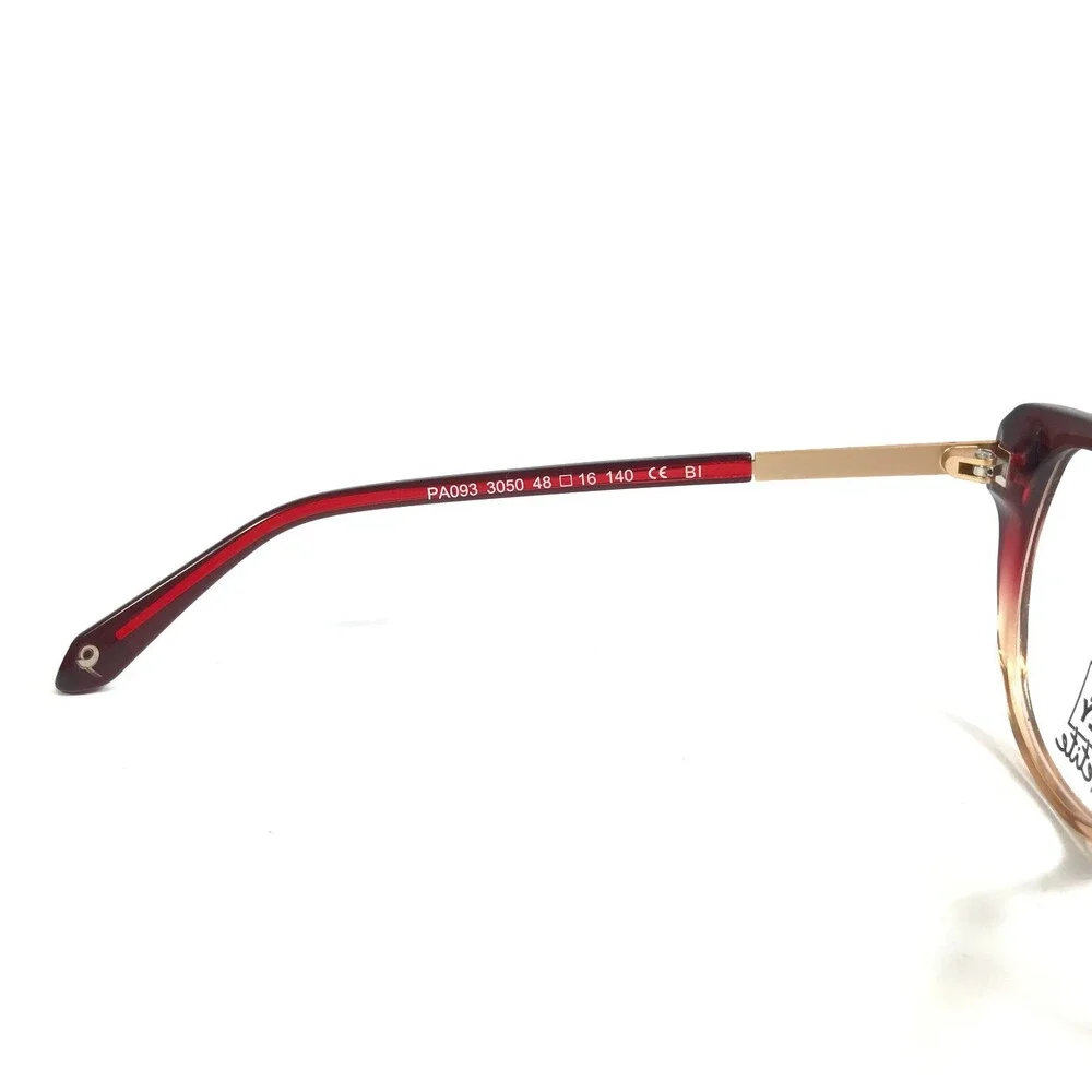 J.F. Rey Petite Eyeglasses Frame PA093 3050 Gradient Red Gold Cat Eye 48-16-140